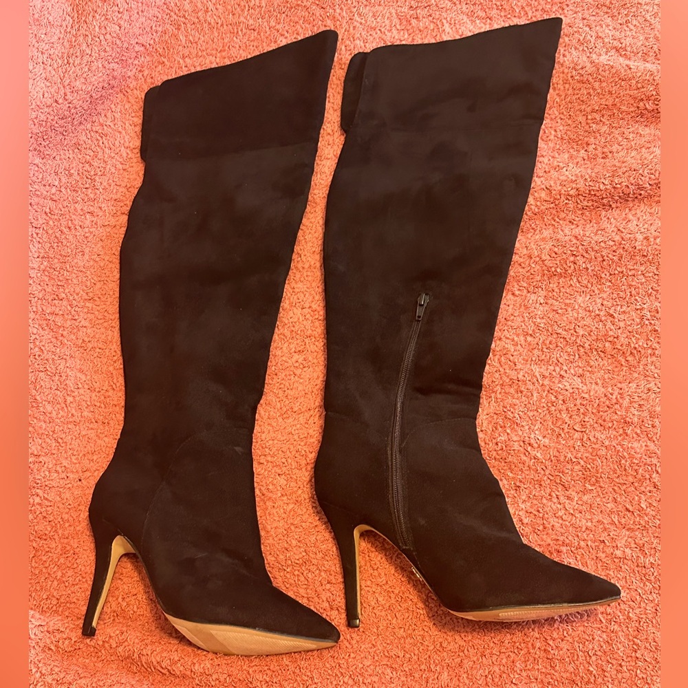 Kohl's Black Over the Knee Boots